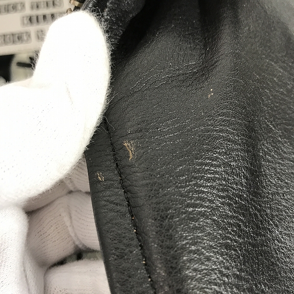 実際に弊社で買取させて頂いたGUILTY PARTIES/ギルティーパーティーズ  WACKO MARIA ワコマリア シングルライダース レザージャケット 13AW-LEA-04/Mの画像 4枚目