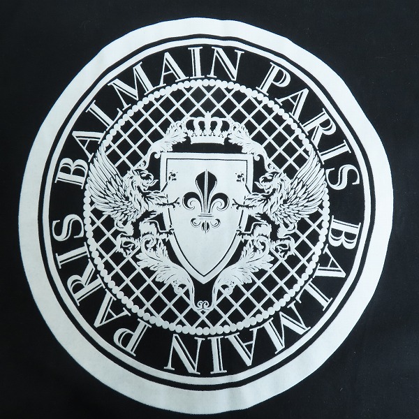 実際に弊社で買取させて頂いたBALMAIN/バルマン メダリオンTシャツ/Lの画像 6枚目