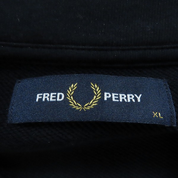 実際に弊社で買取させて頂いたFRED PERRY/フレッドペリー Half Zip Sweatshirt/ハーフジップスウェットシャツ M3574/XLの画像 2枚目