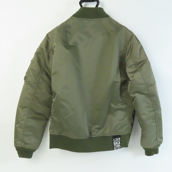 実際に弊社で買取させて頂いたBack Channel/バックチャンネル MA-1/フライトジャケット リバーシブル ジャケット/Lの画像 1枚目