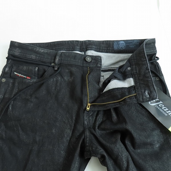 実際に弊社で買取させて頂いた【未使用】DIESEL/ディーゼル ブラック ジョグジーンズパンツ 34の画像 2枚目