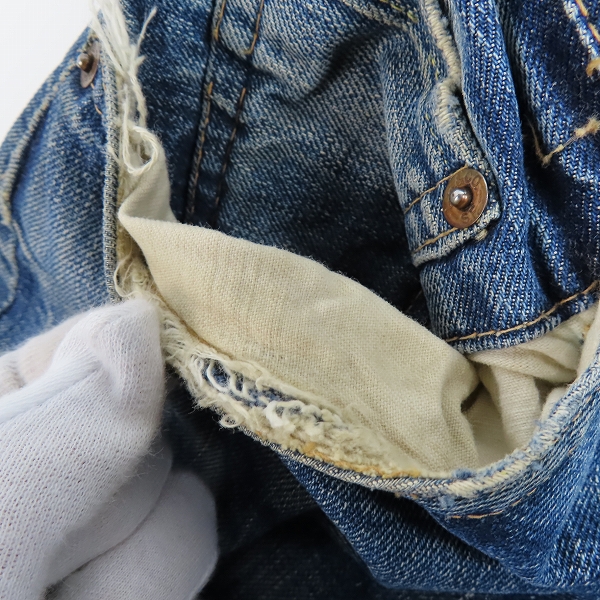 実際に弊社で買取させて頂いたLevi's/リーバイス ボタン裏 刻印 K ビッグE デニム ヴィンテージ ジーンズ  501 の画像 6枚目