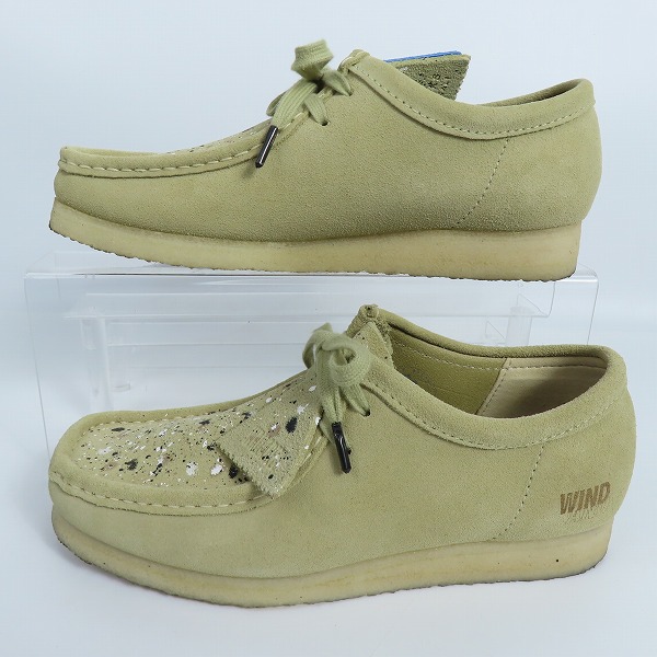 実際に弊社で買取させて頂いたWIND AND SEA×atmos×Clarks/ウィンダンシー×アトモス×クラークス Wallabee "Maple"/ワラビー メイプル/7の画像 3枚目