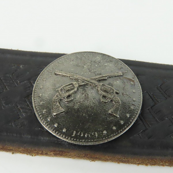 実際に弊社で買取させて頂いたroar/ロアー 二丁拳銃 コンチョ付きレザーベルト/3の画像 3枚目