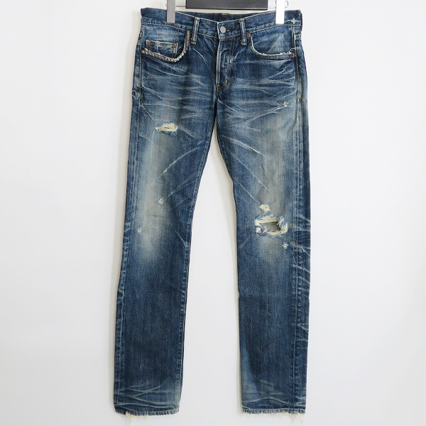 実際に弊社で買取させて頂いたHYSTERIC GLAMOUR/ヒステリックグラマー オゾンタグ スタッズデニム 4AP-2672/30
