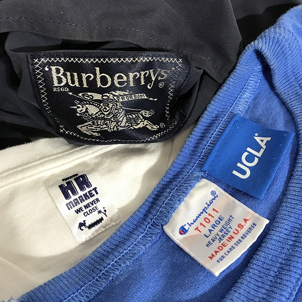 実際に弊社で買取させて頂いた【おまとめ】バーバリー/チャンピオン/ハリウッドランチマーケット 他 ベスト/パーカー/カットソー 等