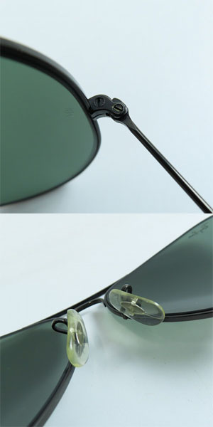 実際に弊社で買取させて頂いたRay-Ban/レイバン B&L/ボシュロム社製 シューター ティアドロップ型サングラス L2821の画像 4枚目