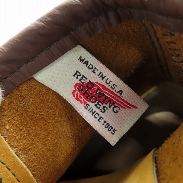 実際に弊社で買取させて頂いたRED WING/レッドウィング 羽タグ スエード アイリッシュセッターブーツ 2878/6.5Dの画像 6枚目