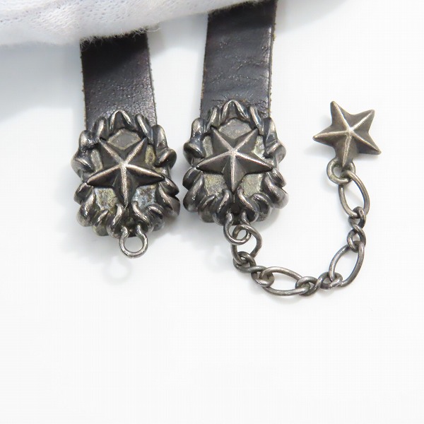 実際に弊社で買取させて頂いた【ジャンク】GIGOR/ジゴロウ ka-yu シルバー/レザー ブレスレットの画像 5枚目