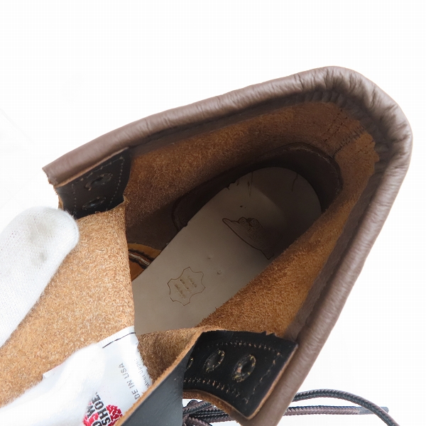 実際に弊社で買取させて頂いたRED WING/レッドウィング 6inch CLASSIC MOC TOE/6インチ クラシック モック トゥ ワークブーツ 8849/9Dの画像 4枚目
