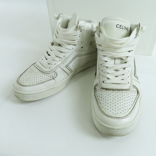 実際に弊社で買取させて頂いたCELINE/セリーヌ ハイカット スニーカー MU1200/39