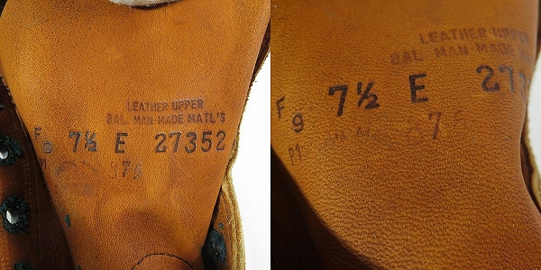 実際に弊社で買取させて頂いたRED WING/レッドウィング クラシックモックトゥ ブーツ 00875-3/7.5Eの画像 5枚目