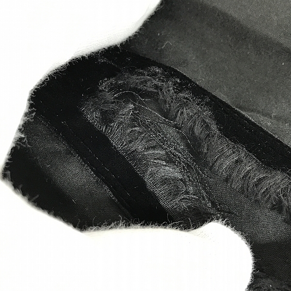 実際に弊社で買取させて頂いたNUMBER (N)INE/ナンバーナイン 黒タグ ハート涙 ベロアテープ シャツ/3の画像 5枚目