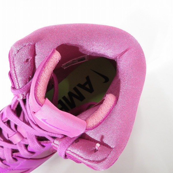 実際に弊社で買取させて頂いたNIKE×AMBUSH/ナイキ×アンブッシュ DUNK HIGH PINK/ダンクハイ ピンク CU7544-600/29の画像 4枚目