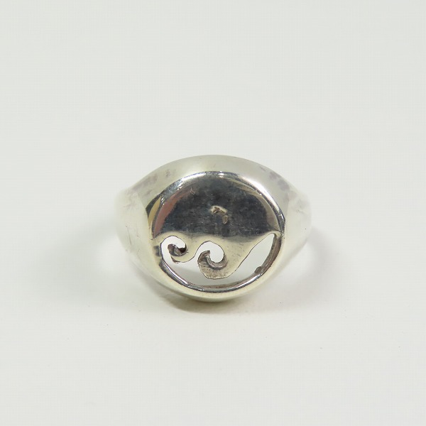 実際に弊社で買取させて頂いたHOLLYWOOD RANCH MARKET/ハリウッドランチマーケット 波モチーフリング 11.5号の画像 1枚目