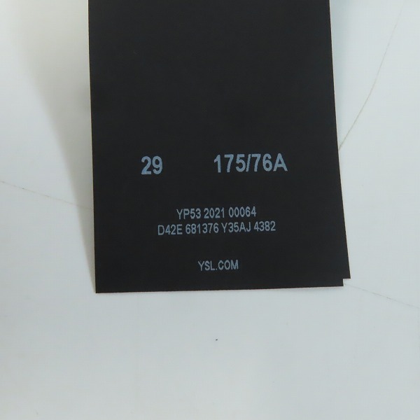 実際に弊社で買取させて頂いたSAINT LAURENT PARIS/サンローランパリ 22SS ウォッシュド加工デニムパンツ 681376 Y35AJ/29の画像 3枚目