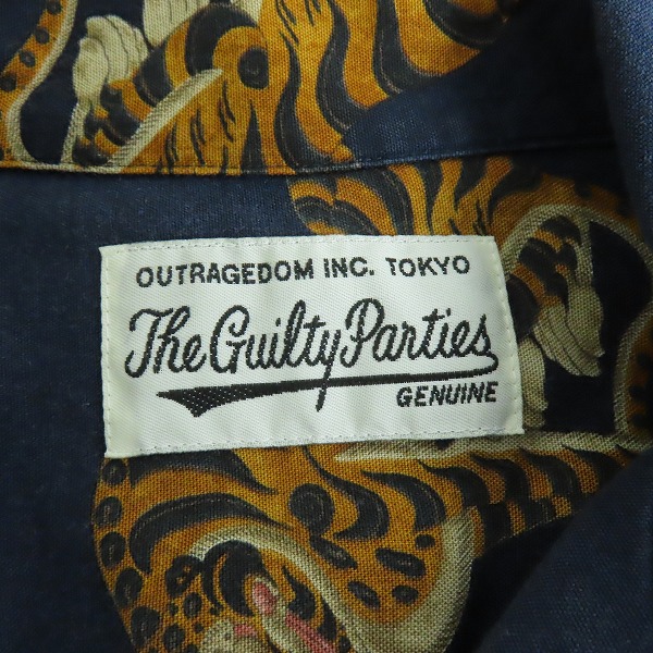 実際に弊社で買取させて頂いたWACKO MARIA/ワコマリア  HAWAIIAN SHIRT アロハシャツ ハワイアン 18FWE-WMS-HI01/Mの画像 2枚目