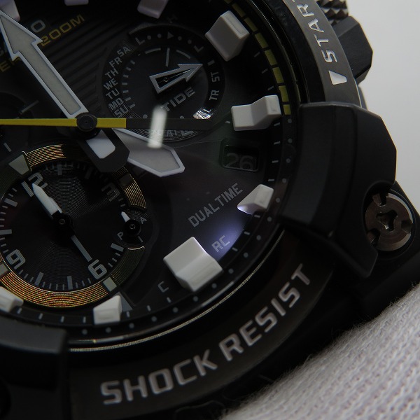 実際に弊社で買取させて頂いたG-SHOCK/Gショック FROGMAN/フロッグマン Bluetooth ソーラー電波時計 GWF-A1000-1AJFの画像 5枚目