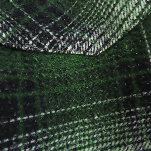 実際に弊社で買取させて頂いたTHE FLAT HEAD/フラットヘッド チェック ネルシャツ グリーン/42の画像 5枚目