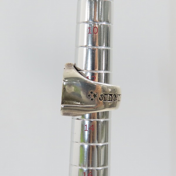 実際に弊社で買取させて頂いたTENDERLOIN/テンダーロイン ホースシューリング SV925 w/ダイヤ 12-14.5号の画像 7枚目