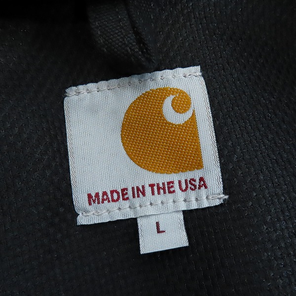 実際に弊社で買取させて頂いたCarhartt/カーハート Duck Active Jac/Thermal Lined/アクティブジャケット J131-BLK/Lの画像 2枚目