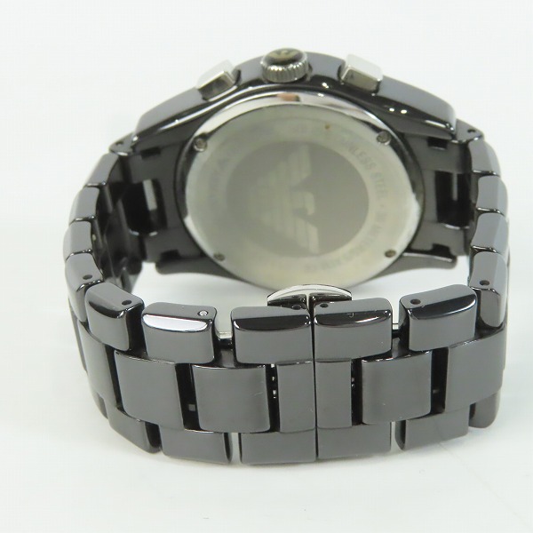 実際に弊社で買取させて頂いたEMPORIO ARMANI/エンポリオ アルマーニ CERAMICA/セラミカ 腕時計 AR-1400【動作未確認】 の画像 2枚目