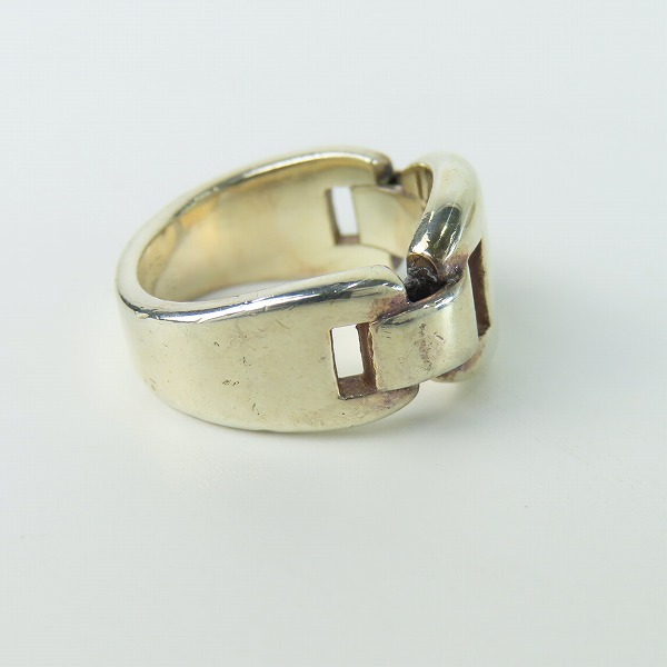 実際に弊社で買取させて頂いたHERMES/エルメス リング シェーカシオペア シルバー 925/55 12号の画像 3枚目