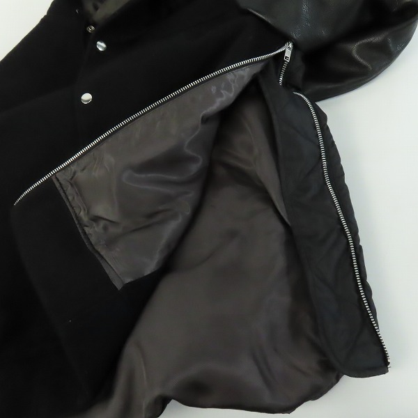 実際に弊社で買取させて頂いたJohn UNDERCOVER/ジョンアンダーカバー ダウンジャケット フーディ/袖レザー JUR4201/3の画像 5枚目