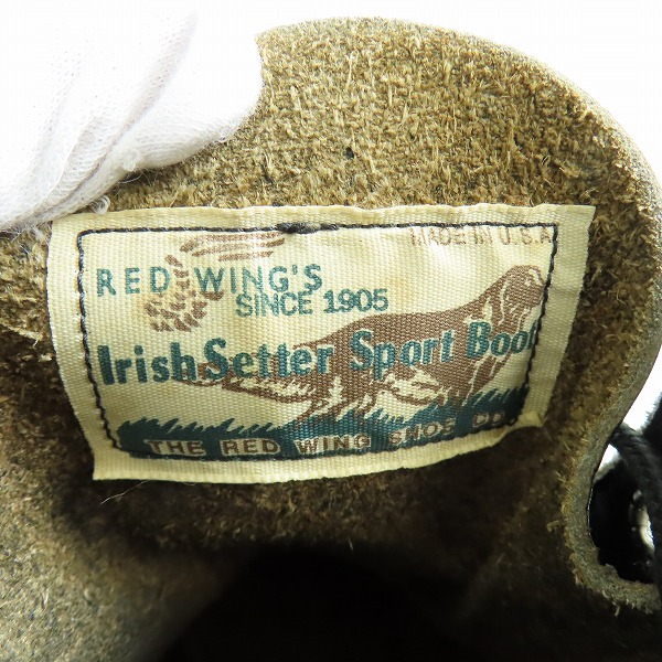 実際に弊社で買取させて頂いたRED WING/レッドウィング アイリッシュセッター モックトゥ ブーツ 8179/7.5Eの画像 5枚目