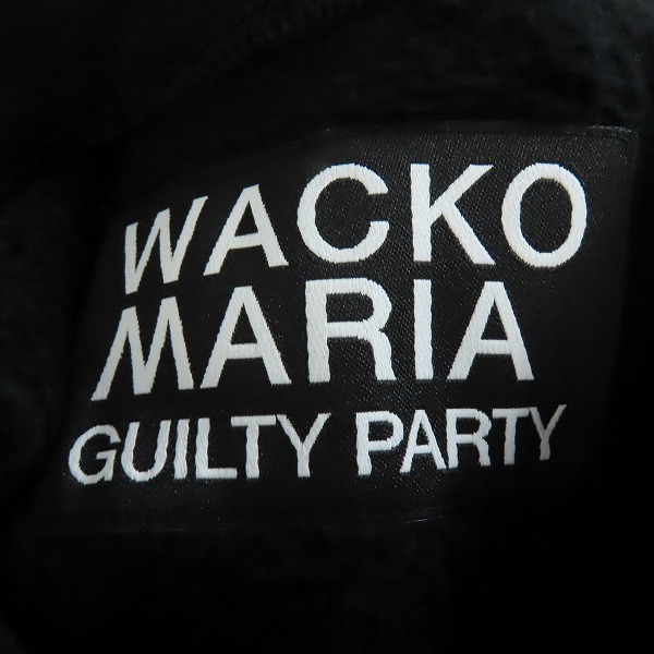 実際に弊社で買取させて頂いたWACKO MARIA/ワコマリア GUILTY PARTIES HEAVY WEIGHT PULLOVER HOODED SWEATSHIRT プルオーバー パーカー/Sの画像 2枚目