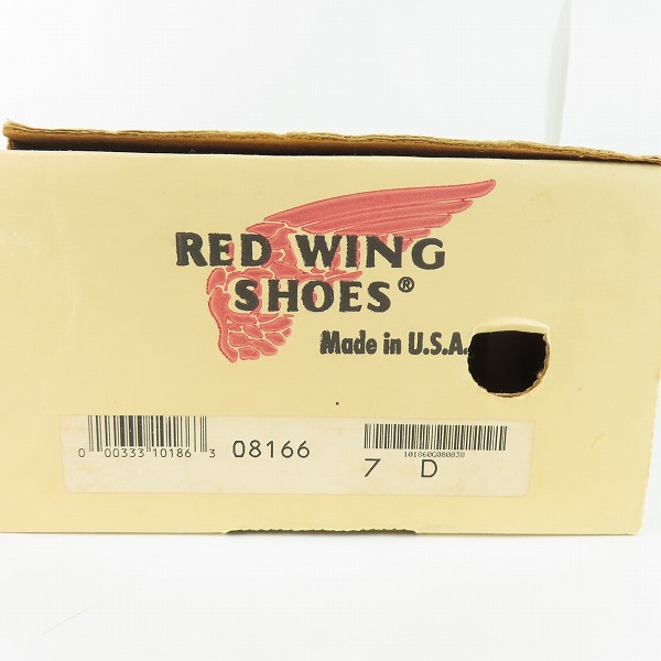 実際に弊社で買取させて頂いたRED WING/レッドウィング アイリッシュセッター ブーツ 羽タグ 8166 /7Dの画像 9枚目
