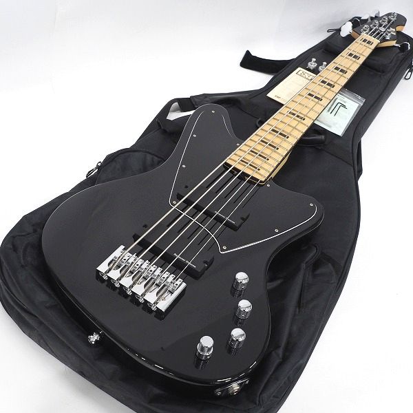 実際に弊社で買取させて頂いた★ESP/イーエスピー E-Ⅱ BG-5 Black アクティブ 5弦エレキベース Seymour Duncanピックアップ搭載 ギグケース付