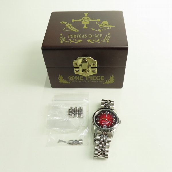実際に弊社で買取させて頂いたONE PIECE/ワンピース PREMIUM COLLECTION 火拳のエース オフィシャルライセンスウォッチ V501-HAP0 限定9999本 5200/9999の画像 8枚目