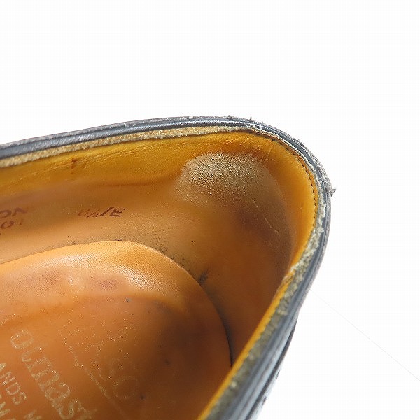 実際に弊社で買取させて頂いたGRENSON/グレンソン ストレートチップ メダリオン レザーシューズ 31901/8.5Eの画像 6枚目
