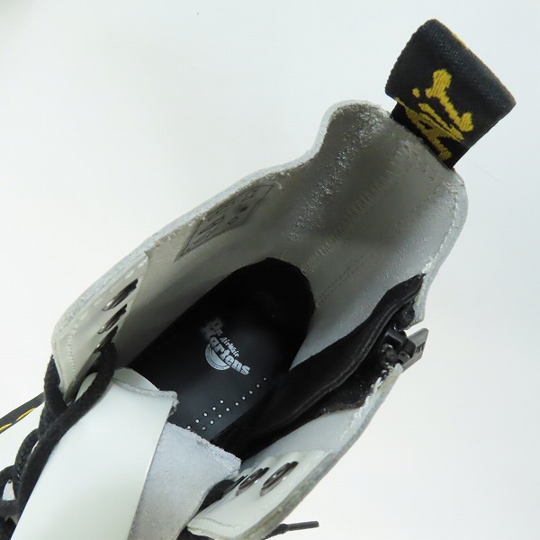 実際に弊社で買取させて頂いた【未使用】Dr.Martens/ドクターマーチン JADON/ジェイドン サイドジップ 8ホールブーツ ホワイト UK6の画像 4枚目