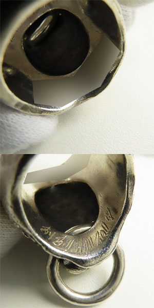 実際に弊社で買取させて頂いたBWL/ Bill Wall Leather/ビルウォールレザー ライオンヘッド リング シルバーリング 20.5-21.5号の画像 6枚目