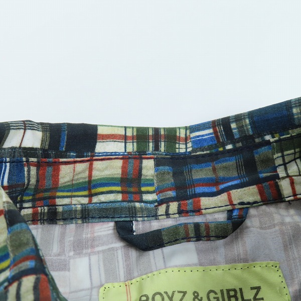 実際に弊社で買取させて頂いたBEAMS/ビームス BOYZ＆GIRLZ SSZ BIG DRIZZLER JACKET ドリズラージャケット 11-18-3428-803 /Mの画像 5枚目