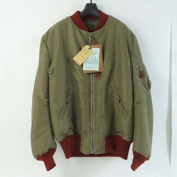 実際に弊社で買取させて頂いた【未使用】BUZZ RICKSON'S/バズリクソンズ EIGHT-G TYPE MA-1 MOD. SLENDER LONG ブライトジャケット BR15280/XXL