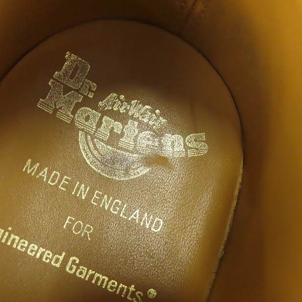実際に弊社で買取させて頂いたENGINEERED GARMENTS×DR. MARTENS/エンジニアードガーメンツ×ドクターマーチン 素材切替 レザーブーツ 23815600/UK6の画像 6枚目