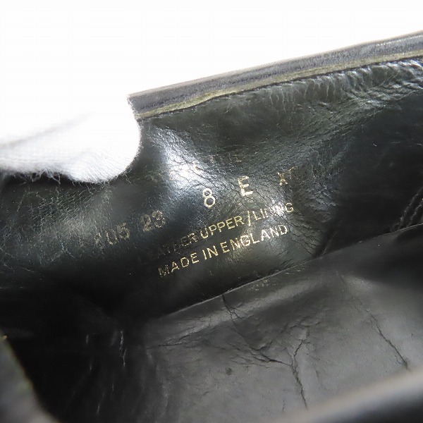 実際に弊社で買取させて頂いたCROCKETT&JONES/クロケット&ジョーンズ スエード リボン ローファー/8Eの画像 5枚目