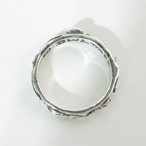 実際に弊社で買取させて頂いた(1)Bill Wall Leather/BWL/ビルウォールレザー R202 Thin クロスリング/19号の画像 5枚目