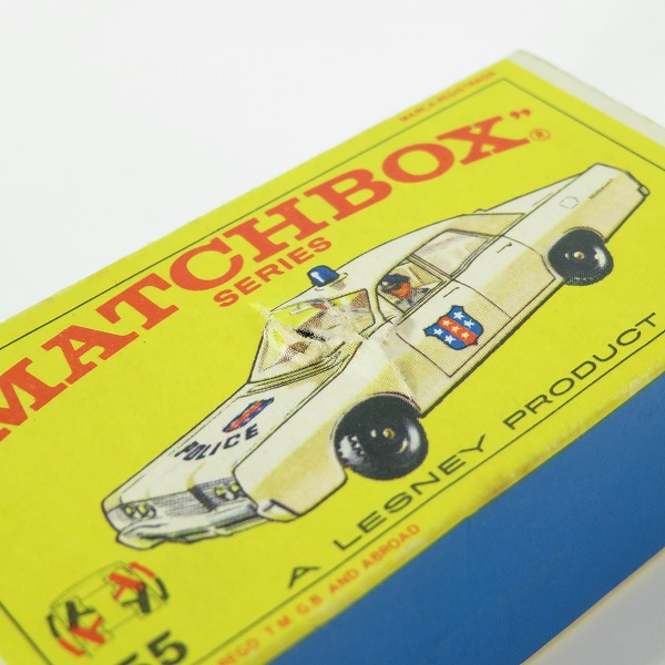 実際に弊社で買取させて頂いたMATCHBOX/マルチボックス No.55 POLICE CAR/ポリスカー/パトカー ミニカーの画像 9枚目