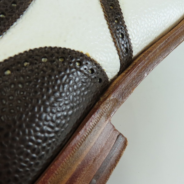 実際に弊社で買取させて頂いたCROCKETT&JONES/クロケットアンドジョーンズ SHIPS別注 キャップトゥ ドレスシューズ 6.5 の画像 7枚目