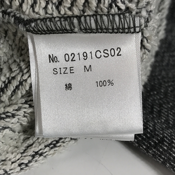 実際に弊社で買取させて頂いたHYSTERIC GLAMOUR/ヒステリックグラマー クルーネック スウェット トレーナー 02191CS02/Mの画像 3枚目
