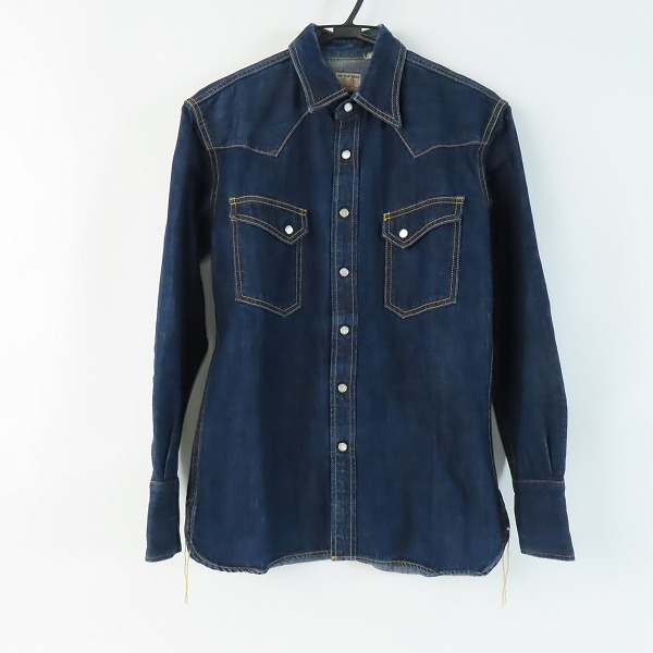 実際に弊社で買取させて頂いたTHE FLAT HEAD/フラットヘッド デニムウエスタンシャツ 7001/38