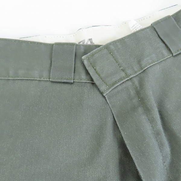 実際に弊社で買取させて頂いたDickies/ディッキーズ 874 Original Fit ワークパンツ オリーブ 30×30の画像 7枚目