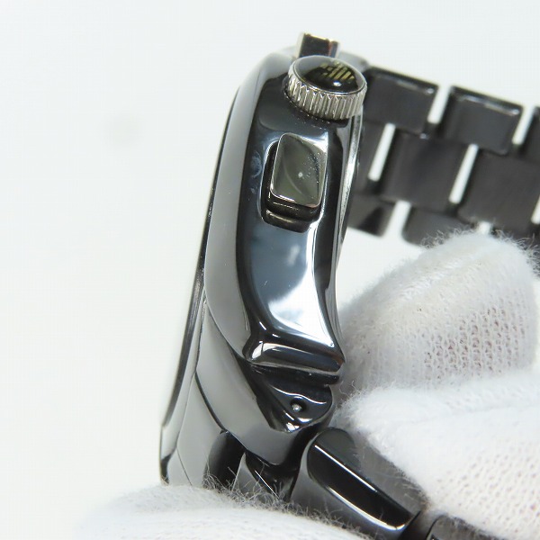 実際に弊社で買取させて頂いたEMPORIO ARMANI/エンポリオ アルマーニ CERAMICA/セラミカ 腕時計 AR-1400【動作未確認】 の画像 6枚目