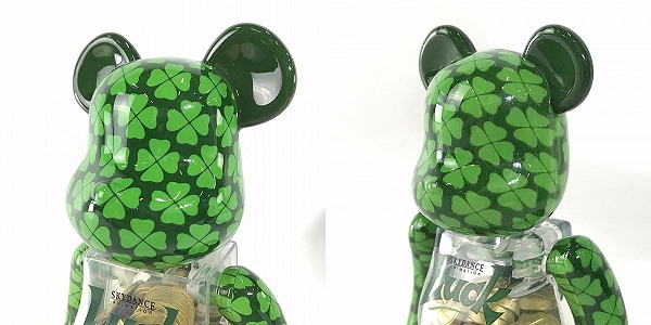 実際に弊社で買取させて頂いたMEDICOM TOY/メディコムトイ BE@RBRICK/ベアブリック LUCK 100％ & 400％の画像 3枚目