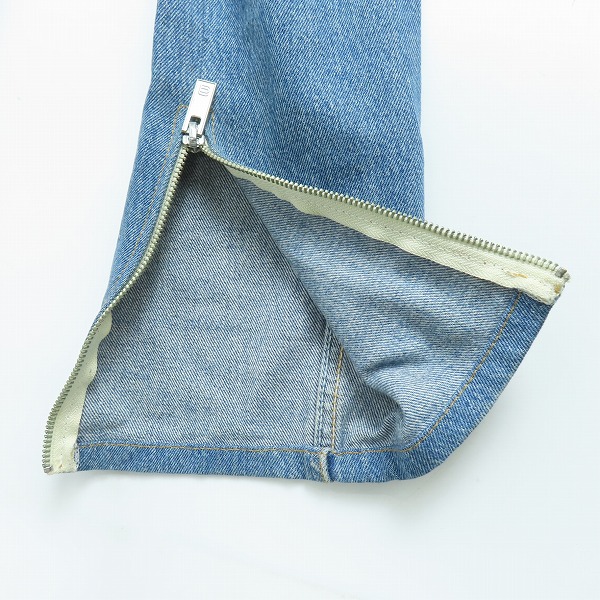 実際に弊社で買取させて頂いたAG by EXPERIMENT/エージーバイエクスペリメント サイドジップ デニムパンツ/1の画像 9枚目