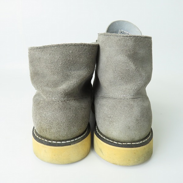 実際に弊社で買取させて頂いたRED WING/レッドウィング BEAMS別注 旧羽タグ スエード プレーントゥ ブーツ 8872 7Dの画像 1枚目